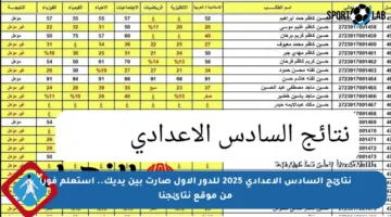 نتائج السادس الإعدادي 2025 للدور الأول صارت بين يديك.. استعلم فوراً من موقع نتائجنا